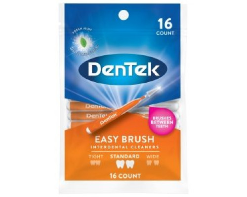 DenTek Brush Interdental для стандартних міжзубних проміжків, 16шт DenTek Brush Interdental для стандартних міжзубних проміжків, 16шт