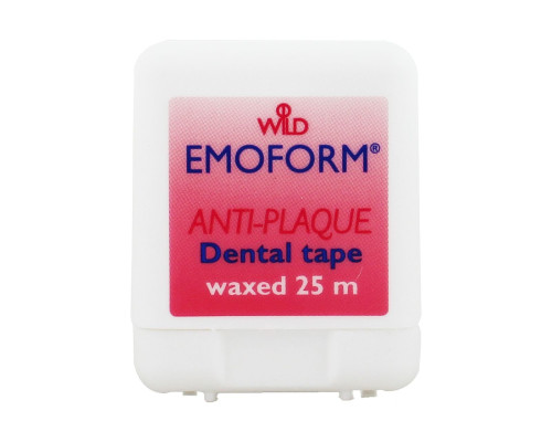 EMOFORM Dental-tape Зубна стрічка вощена, 25 м EMOFORM Dental-tape Зубна стрічка вощена, 25 м