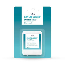EMOFORM Dental-floss Зубна нитка вощена з фтором та м'ятою, 50 м