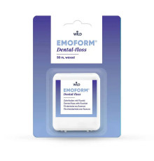 EMOFORM Dental-floss Зубна нитка вощена з фтором, 50 м