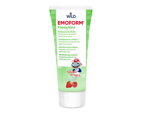EMOFORM Youngstars Дитяча зубна паста, 75 мл EMOFORM Youngstars Дитяча зубна паста, 75 мл