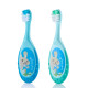 Brush-Baby FlossBrush 0-3 років зубна щітка блакитна/м'ятна, 2шт