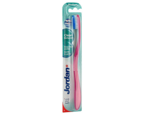 Jordan Clean Between Зубна щітка для чутливих зубів та ясен (середня) Jordan Clean Between Зубна щітка для чутливих зубів та ясен (середня)