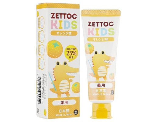 Zettoc Style Дитяча зубна паста з апельсином 6+, 70г Zettoc Style Дитяча зубна паста з апельсином 6+, 70г