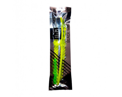 MegaSmille Зубна щітка Black whitening INTENSIVE medium yellow MegaSmille Зубна щітка Black whitening INTENSIVE medium yellow