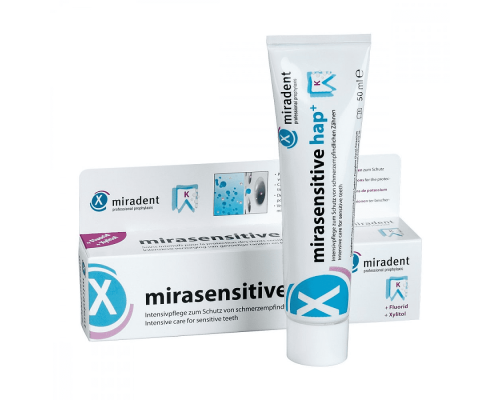 Miradent зубна паста Mirasensitive hap+ для чутливих зубів 50мл