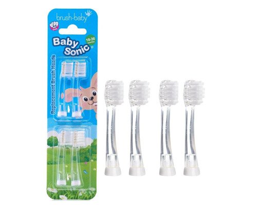 Brush-Baby BabySonic Змінні насадки (18-36 міс) 4 шт Brush-Baby BabySonic Змінні насадки (18-36 міс) 4 шт