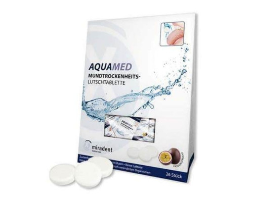 Miradent Aquamed Льодяники з ксилітолом від ксеростомії, 26 шт Miradent Aquamed Льодяники з ксилітолом від ксеростомії, 26 шт