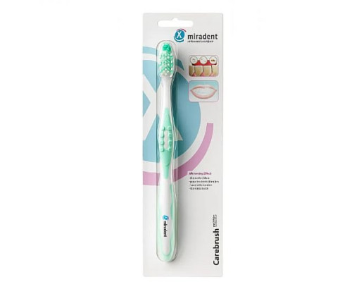 Miradent Carebrush white/green зубна щітка відбілююча середня (зелена) Miradent Carebrush white/green зубна щітка відбілююча середня (зелена)