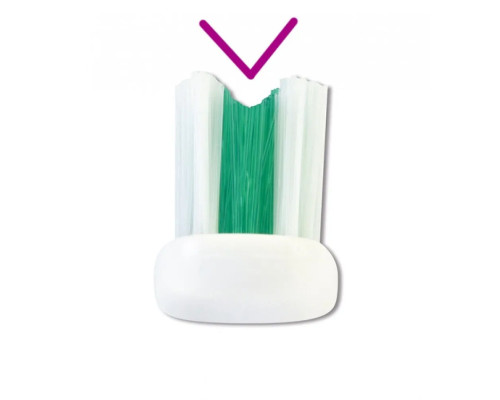 Miradent Carebrush Ortho зубна щітка ортодонтична середня-м'яка Miradent Carebrush Ortho зубна щітка ортодонтична середня-м'яка