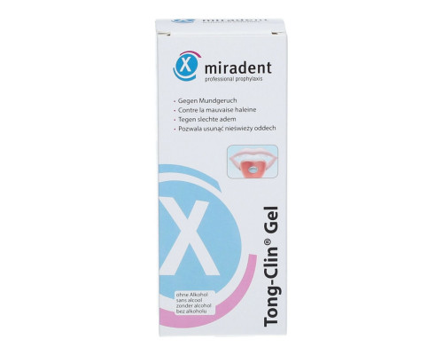 Miradent Tong-Clin Gel - гель для очищення язика, 50 мл Miradent Tong-Clin Gel - гель для очищення язика, 50 мл