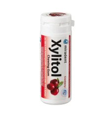 Miradent Xylitol Cranberry Жувальна гумка з ксилітолом, 30 шт