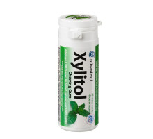 Miradent Xylitol Spearmint Жувальна гумка з ксилітолом, 30 шт