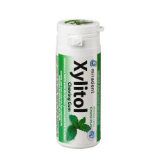 Miradent Xylitol Spearmint Жувальна гумка з ксилітолом, 30 шт