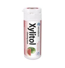 Miradent Xylitol WaterMelon Жувальна гумка з ксилітолом, 30 шт