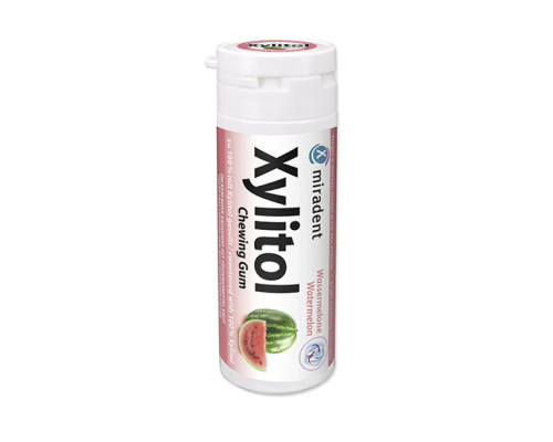 Miradent Xylitol WaterMelon Жувальна гумка з ксилітолом, 30 шт