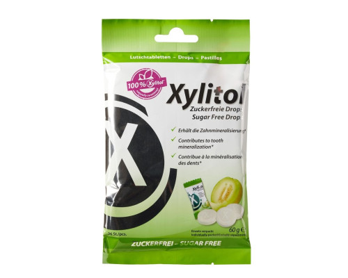 Xylitol Drops Melon Льодяники з ксилітолом диня, 26 шт