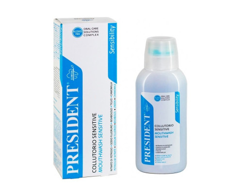 PresiDENT Clinical Sensitive Plus Ополіскувач, 250мл PresiDENT Clinical Sensitive Plus Ополіскувач, 250мл