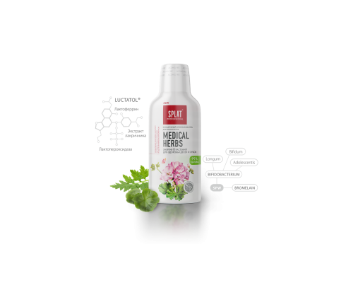 Splat Professional Лікувальні трави ополіскувач 275 мл Splat Professional Лікувальні трави ополіскувач 275 мл