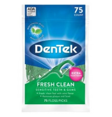 DenTek Освіжаюче очищення Флос-зубочистки, 75 шт