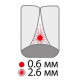 paro isola 3star Міжзубні щітки, xx-тонкі, Ø 2.6 мм, 5 шт.