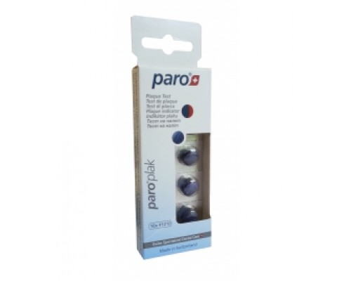 paro® plak 2-цветные таблетки для индикации зубного налета, 10 шт.