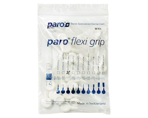 paro flexi grip Міжзубні щітки, xxxx-тонкі, 0,45 мм, 30 шт paro flexi grip Міжзубні щітки, xxxx-тонкі, 0,45 мм, 30 шт