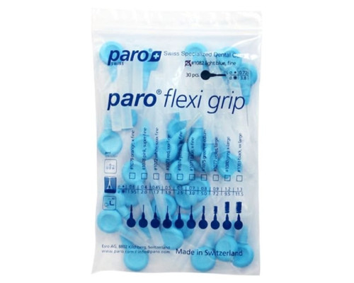 paro flexi grip Міжзубні щітки, тонкі, Ø 3.8 мм, 30 шт paro flexi grip Міжзубні щітки, тонкі, Ø 3.8 мм, 30 шт