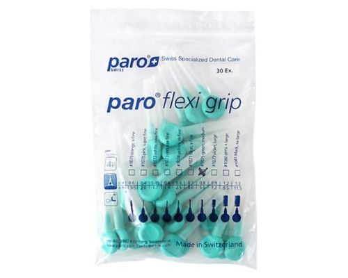 paro flexi grip Міжзубні щітки, середні, Ø 5.0 мм, 30 шт paro flexi grip Міжзубні щітки, середні, Ø 5.0 мм, 30 шт