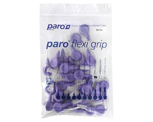 paro flexi grip Міжзубні щітки, великі, Ø 7.2 мм, 30 шт paro flexi grip Міжзубні щітки, великі, Ø 7.2 мм, 30 шт
