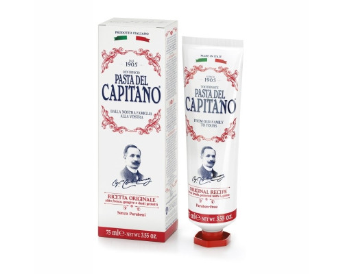 Pasta Del Capitano 1905 Original Recipe Зубна паста Оригінальний рецепт, 75 мл