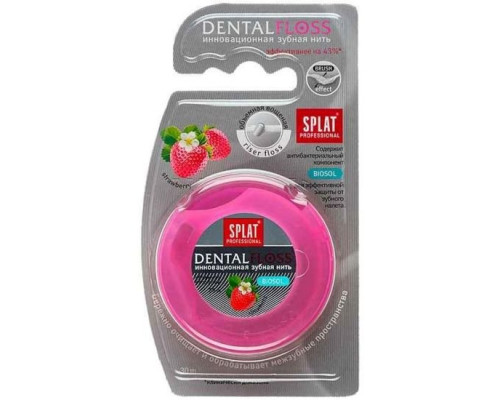 Splat Professional Dental Floss з ароматом полуниці, 30м Splat Professional Dental Floss з ароматом полуниці, 30м