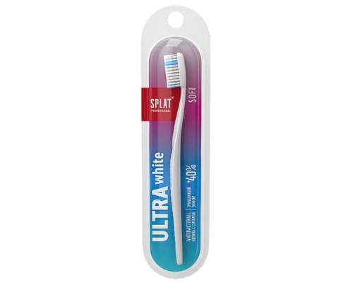 Splat Professional Ultra White soft зубна щітка м'яка