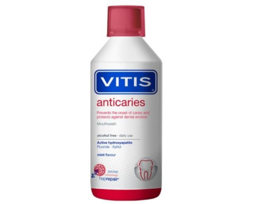 VITIS anticaries Ополіскувач ротової порожнини, 500мл VITIS anticaries Ополіскувач ротової порожнини, 500мл