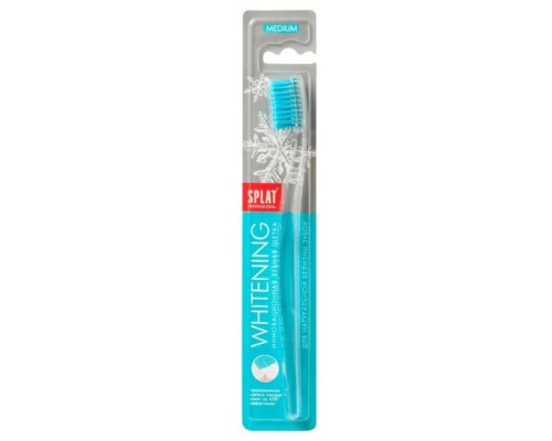 Splat Professional Whitening medium зубна щітка середньої жорсткості (блакитна) Splat Professional Whitening medium зубна щітка середньої жорсткості (блакитна)