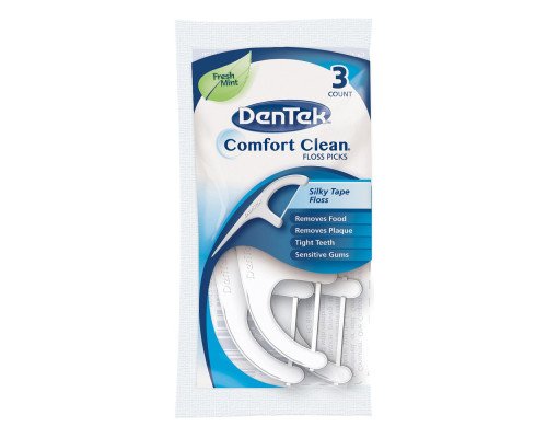 DenTek Комфортне очищення флос-зубочистки, 3 шт DenTek Комфортне очищення флос-зубочистки, 3 шт