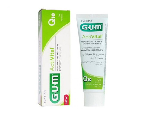 GUM ActiVital Q10 Зубна паста 75мл GUM ActiVital Q10 Зубна паста 75мл