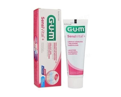 GUM SensiVital + Зубна паста, 75 мл GUM SensiVital + Зубна паста, 75 мл