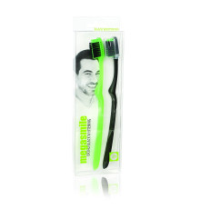 MegaSmile Зубна щітка  "Ortho Black Whitening" (2 шт. в упаковці)