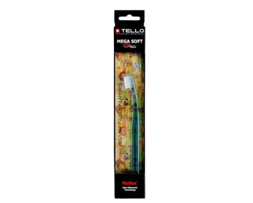 Tello Kids 10400 Mega Soft зубна щітка для дітей 6+ років